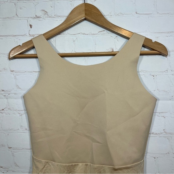 Maidenform Shapewear Dress Built-in Bra Bodysuit Lined Tan Size XL - Picture 9 of 11
